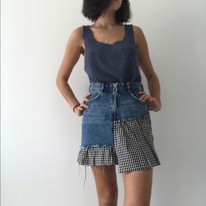 jean skirt
